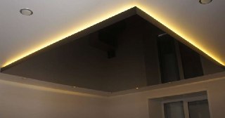 Натяжной потолок с подсветкой Чапаевск, цена от 2134 руб.